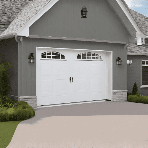 Les portes de garage doubles en PVC offrent un avantage budgétaire significatif. Leur système d'ouverture vers l'extérieur permet de maximiser l'utilisation de l'espace à l'intérieur du grand garage. L'ajout d'un système de motorisation ajoute une couche de praticité supplémentaire, simplifiant davantage l'accès et l'utilisation de la porte. C'est une solution à la fois économique et fonctionnelle pour les propriétaires de grands garages.